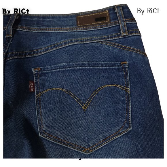 Levi's Revel Skinny Bold Curve Women's Jean's Size 28x30 Stretch Denim Mid Rise - Picture 4 of 10